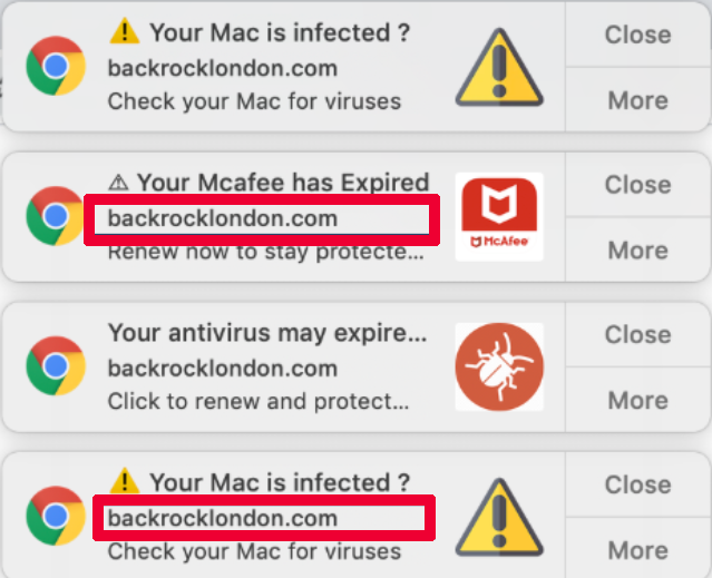 check your mac for virus